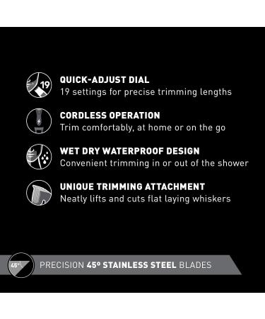 Buy Panasonic ER-GB42 Wet/Dry Beard Trimmer - Best Grooming Tool for Men Gray - International Shipping Available - Buy Online on GoSupps.com
