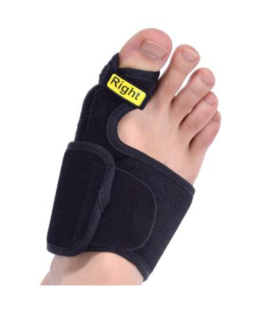 Hallux valgus correction set hallux valgus seemed day and night bandage toe spreader bunion corrector bale protection with and adjustable straps for pain relief1 pair