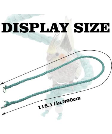 150cm Extra Long Bird Rope Swing Toys - Climbing Accessories for Parrots Lovebirds & Budgies - Buy Online on GoSupps.com