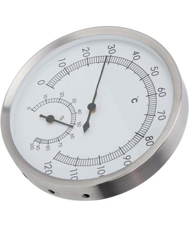 Buy Durable 2-in-1 Stainless Steel Thermo Hygrometer for Sauna Room Accessories - International Shipping Available - Buy Online on GoSupps.com
