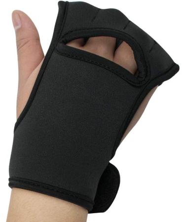 Lolicute Finger Splint Brace - Anti-Spasticity Rehabilitation Gloves for Stroke Patients & Athletes - Universal Fit - Black - Buy Online on GoSupps.com
