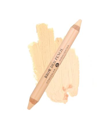 BDB Duo Brow Highlighter & Concealer Pencil - Lift and Highlight Brows - 1 Count - Buy Online on GoSupps.com