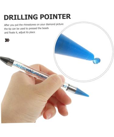 MAGICLULU Crystals Beads 1 Set Beads Painting Pen Rhinestones Gemstone Beads Color Beads Gem Beads Jewel Picker Blue Suit Dotting Tools Beads Painting Tool Diamond Picture Pen Brush Flat - Buy Online on GoSupps.com