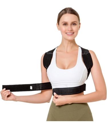 Back Brace Posture Corrector for Women and Men Lumbar Support Belt for Upper and Lower Back Support Spinal Support for Back Shoulder Waist (Size : Large) (Small) (Large) - Buy Online on GoSupps.com