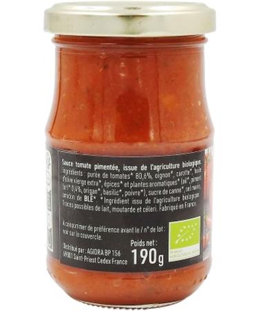  Les D lices de Savino Set of 6 Organic Arabiata Sauce Pots 190 g - Buy Online on GoSupps.com