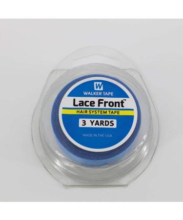 Lace Front Support Double Sided Adhesive Tape for Men's Hair Systems Toupees & Wigs - 3 Yards x 1/2 Inch - Buy Online on GoSupps.com