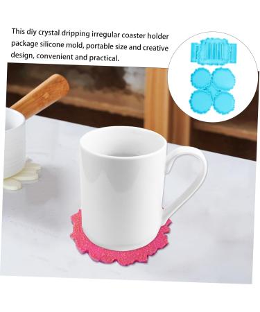 STOBOK 1 Coaster Mold Resin Moulds Resin Casting Molds Resin Silicone Molds Soap Dish Molds for Chocolate Molds for Resin Epoxy Mold Silicone Mould Chocolate Mould Fudge Silica Gel Agate - Buy Online on GoSupps.com