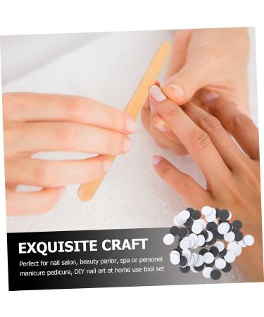 minkissy 1 Frosted Sheet Gel Nail Remover Esmalte De U as En Gel Electric Nail Buffer Manicure Grinding Pad Round Sanding Discs Nail File Electric Pedicure Grinding Accessories Foot 2.5x2.5cm Black - Buy Online on GoSupps.com