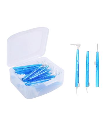FYZB 3-in-1 Push-Pull Interdental Brush Double Head Interdental Brush for Braces Oral Care Interdental Toothpicks (35pcs)