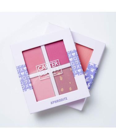 Carter Beauty Blusher Palette - Highly Pigmented 3 Matte & 1 Shimmer Shades - Cruelty-Free - Cool-Toned Aphrodite Palette - 0.48 Oz - Buy Online on GoSupps.com