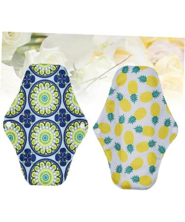 Lurrose 2pcs Cotton Undies for Women - Reusable Menstrual Pads | Washable Period Napkins | Cloth Nursing Mat | Eco-Friendly Menstrual Panties - Buy Online on GoSupps.com