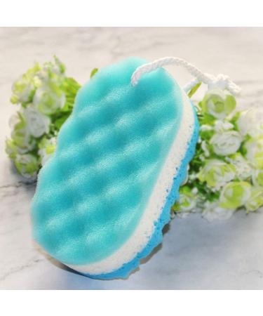 Supvox Bath Sponge Stool - 3 Pack Massager & Scrubber Pad for Peeling Skin | Yellow Red Blue | Perfect for Men & Women - Buy Online on GoSupps.com