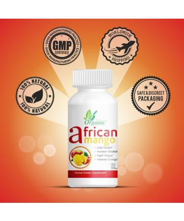 Generic African Mango Seed Extract 480mg with Magnesium Stearate Vegetable Cellulose Capsules 180 Count (Pack of 2) - Buy Online on GoSupps.com