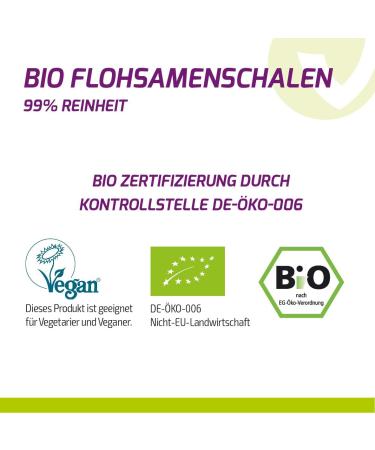 Vita2you 1000g Psyllium Shells - 99% Purity Organic Laboratory Tested Premium Quality - 1kg Indian Psyllium for Digestive Health - Buy Online on GoSupps.com