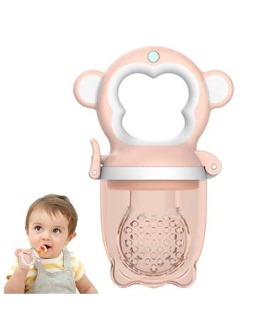 Abbto Fruit Bite Rings for Babies | Food Grade Silicone Baby Mesh Feeder | Self-Feeding Learning Tool - Buy Online on GoSupps.com