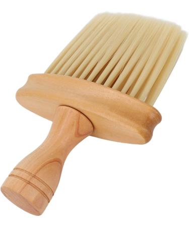 Neck Duster Multifunctional Barber Brush Neck Duster Nylon Bristles Simple Style Neck Duster with Wooden Handle Barber Brush for Hair Cutting Hairdressing Barber Shop Household - Buy Online on GoSupps.com