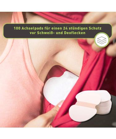 O Armpit Pads for Men & Women - 100 Odorless Sweat Absorbing Pads (50 Pairs) - Cropable Anti-Stain Underarm Solutions - Buy Online on GoSupps.com