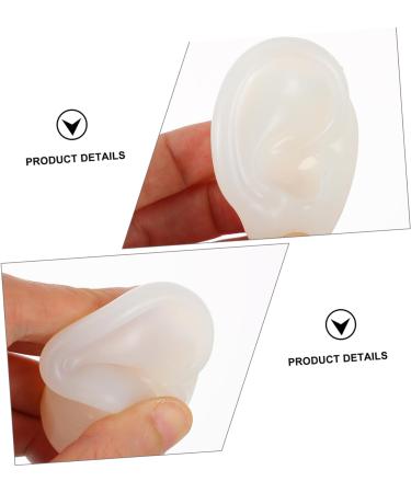Lurrose Silicone Human Ear Display Stand for Earrings - Practice Teaching Tool - Buy Online on GoSupps.com