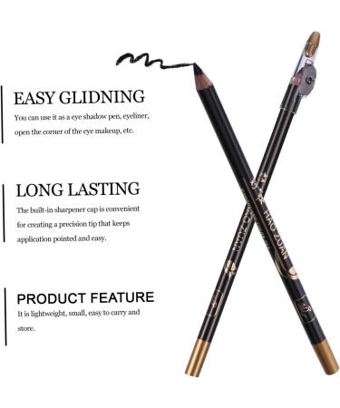 Hemoton 8pcs Pencil Sharpener Eyebrow Pencil Eyebrow Pencils Makeup Accessories Makeup Tool 2 in 1 Eyebrow Pencil Makeup Pencils Eyebrow Pencil with Sharpener 1 count (Pack of 1) Black - Buy Online on GoSupps.com