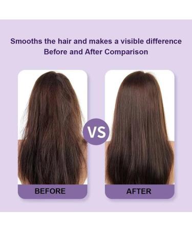 Rechargeable Mini Hair Straightener Brush - Cordless & Portable Electric Straightening Comb with Negative Ion Technology - Ideal for Travel (Pink - Buy Online on GoSupps.com