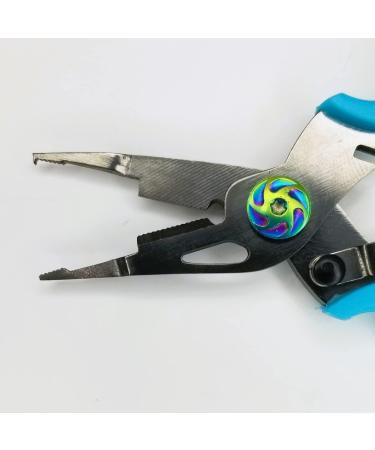 Loud Mouth Bass Fishing Pliers Set - Stainless Steel Titanium Coated Needle Nose, Split Ring, and Hook Remover Tool for Fishermen - Buy Online on GoSupps.com