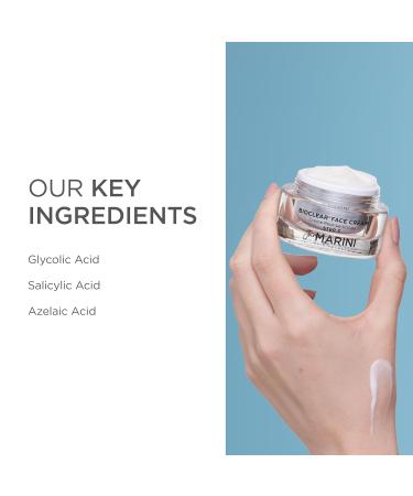 Jan Marini Skin Research Bioclear Face Cream - Glycolic Salicylic & Azelaic Acid Lotion for Redness Relief - 1 oz - Buy Internationally - Buy Online on GoSupps.com