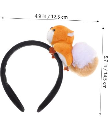 minkissy Plush Squirrel Headband Squirrel Shaped Headband Animal Headbands Squirrel Ears Headband Plush Headband Animal Hair Hoop For Women Girl - Buy Online on GoSupps.com