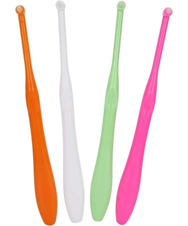 Verdant Touch Orthodontic Toothbrush - Jaw-Friendly Soft Interdental Cleaner Set (4 pcs) for Flossing & Dental Care - Buy Online on GoSupps.com