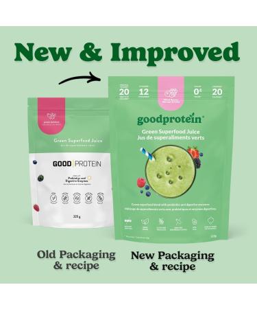 Good Protein Greens Superfood Powder Juice - 100% Natural Digestive Enzyme Greens Powder | Vegan Non-GMO Gluten Free Vitamins Green Powder - Organic Alfalfa Wheat Barley Grass Spirulina Powder | 225g Mixed Berries Mixed Berries 225 g (Pack of 1) - Buy Online on GoSupps.com