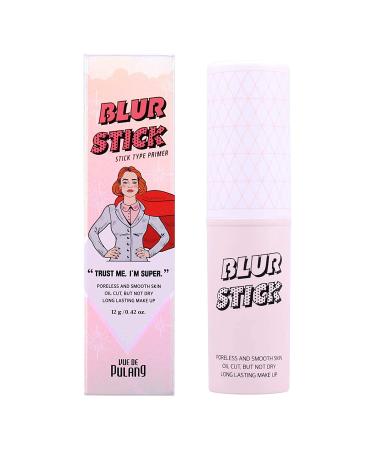 Korean Makeup Blur Stick Face Primer - Pore Minimizer and Reducer for Your Face - More Energetic Eyeshadow  Eyelid and Eye Details - With Hydrating Calamine Base for Oily Skin and Sensitive Acne Skin