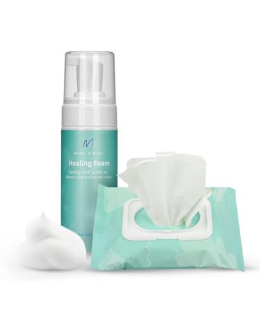 Mama & Wish Witch Hazel Foam and Pad Liners Bundle - Postpartum Essentials