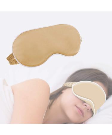 FUDALI Copper Infused Anti Aging Sleep Mask for Women & Men Eliminate Eye Puffiness Anti-Aging Copper Technology - Headache Relief Adjustable & Reusable Sleep Mask