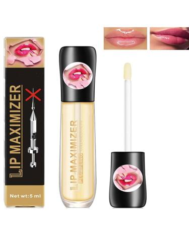 THNKSTAPS NATURAL LIP Plumper Lip Booster for fuller lips lip care for full lips lip clumsy balm clear lip gloss makes the lips plump and hydrated 5 ml