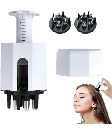 Buy Congou Scalp Mercy Comb & Applicator - Portable Scalp Massager for Home & Travel - Essence & Liquid Application - White Version - Buy Online on GoSupps.com