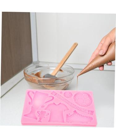 Toddmomy Sports Ball Jelly Trophy Mold Silicone Adorable Cookie Mold Silica Gel Pink Paper Cup Sport Balls aldult Soccer Shoes epoxy Resin Cookie Making molds Trophy Tool - Buy Online on GoSupps.com