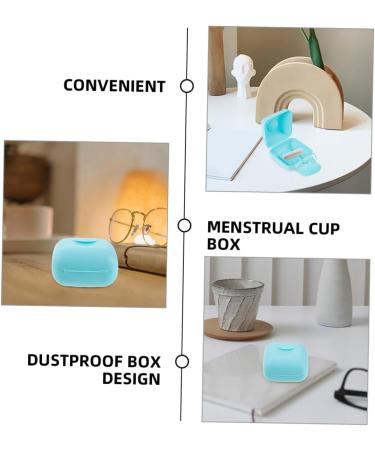 Clispeed Menstruation Cups Storage Box - 2-Piece Cup Case Organizer for Menstrual Cups | Durable and Convenient - Buy Online on GoSupps.com