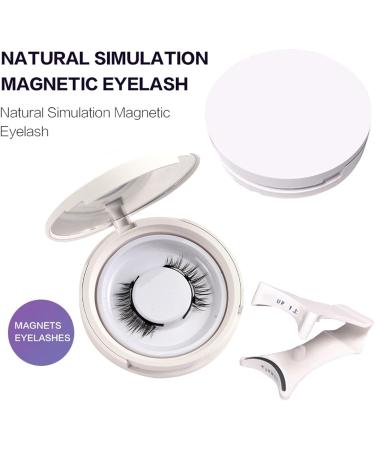 Magnetic False Eyelashes Kit Reusable Magnetic Lashes Kit Without Eyeliner False Eyelashes With Applicator Natural Look Effect Easy To Wear No Glue And No Makeup Remover Natural False Eyelashes S05 - Buy Online on GoSupps.com
