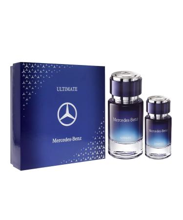 Mercedes-Benz For Men Ultimate Giftset - Eau de Parfum for Men - Long Lasting Mens Cologne - Amber Patchouli Cologne for Men - Perfume for Men - 2 Pc 1 Fl Oz (Pack of 2)