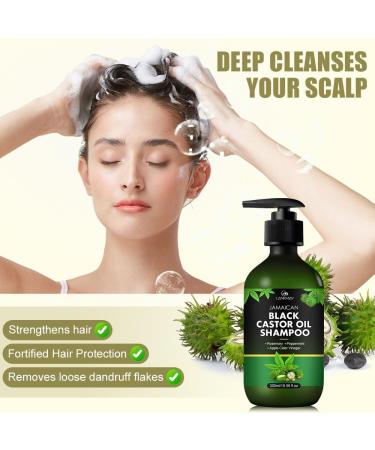 Jamaican Black Castor Oil Shampoo & Conditioner Set for Thinning Hair | Hair Thickening & Regrowth | Moisturizing Duo for Healthy Hair (2pc - Buy Online on GoSupps.com