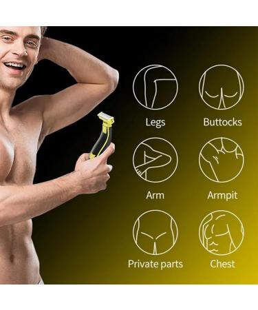 2024 New Full Body Washed Wet and Dry Shaver Wet and Dry Electric Shaver Waterproof Mens Rotary Facial Shaver Wet and Dry Trimmer USB Rechargeable Men's Body Groomer Ergonomic Body Shaver - Buy Online on GoSupps.com