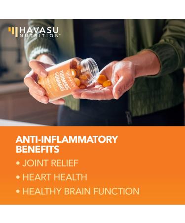 Vegan Peach Turmeric Gummies for Joint Health & Inflammatory Support - Buy Online on GoSupps.com