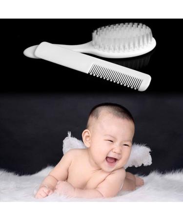 Soft Baby Hair Brush & Comb Set for Gentle Grooming - BleuMoo - Buy Online on GoSupps.com