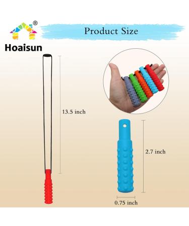 Sensory Chew Necklaces for Kids and Adults - 5 Pack Silicone Chew Toys for Autism ADHD SPD Teething - Reduce Anxiety and Fidgeting with Special Needs Chewy Necklace - Buy Online on GoSupps.com