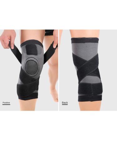 Knee Sleeve & Compression Knee Pads for Joint Pain Relief | Arthritis Support - Wear Anywhere (Black-L - Buy Online on GoSupps.com