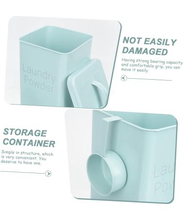 FOYTOKI 1 Set Washing Storage Bucket Laundry Dispenser Tide Laundry Bin Lotion Wrought Iron 1 count (Pack of 1) Sky-blue - Buy Online on GoSupps.com
