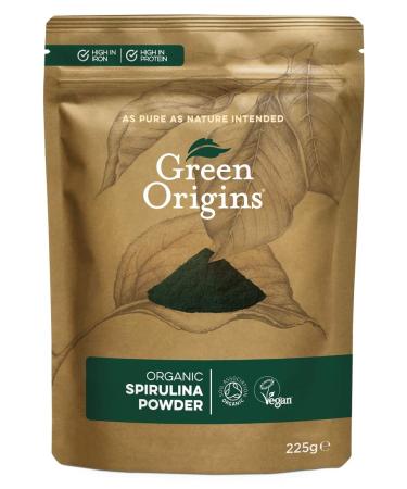 Green Origins Organic Spirulina Powder 225g - Buy Online on GoSupps.com