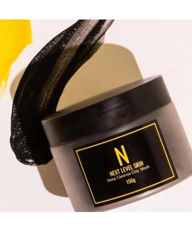 Clay Mask 150g - Blackhead Remover & Pore Minimizer | Acne Treatment Facial Mask for Glowing Skin - Buy Online on GoSupps.com