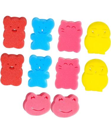 Beavorty 20 Pcs Soft Bath Sponge & Loofah Set for Children - Gentle Scrubber for Shower & Bath Time - Perfect Toddler Cleanser - Buy Online on GoSupps.com