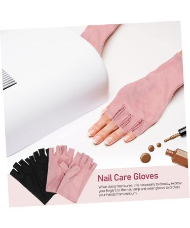 Healeved 6 Pairs Uv Gloves Fingerless Gloves for Women Hand Gloves for Protection Manicure Gloves Anti Uv Sun Gloves Uv Shield Glove Anti Gloves Gel Manicure Tools Nail Cotton - Buy Online on GoSupps.com