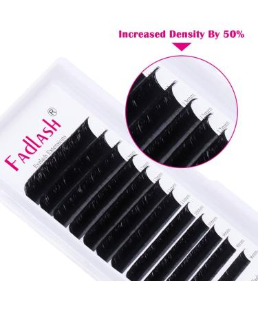 Fadlash Easy Fan Lashes 8-14mm Mixed Length Russian L Curl 0.05 - Natural Self Fanning Eye Lashes for a Natural Look - Blooming Russian Eyelash Extensions (0.05-L-814) - Buy Online on GoSupps.com